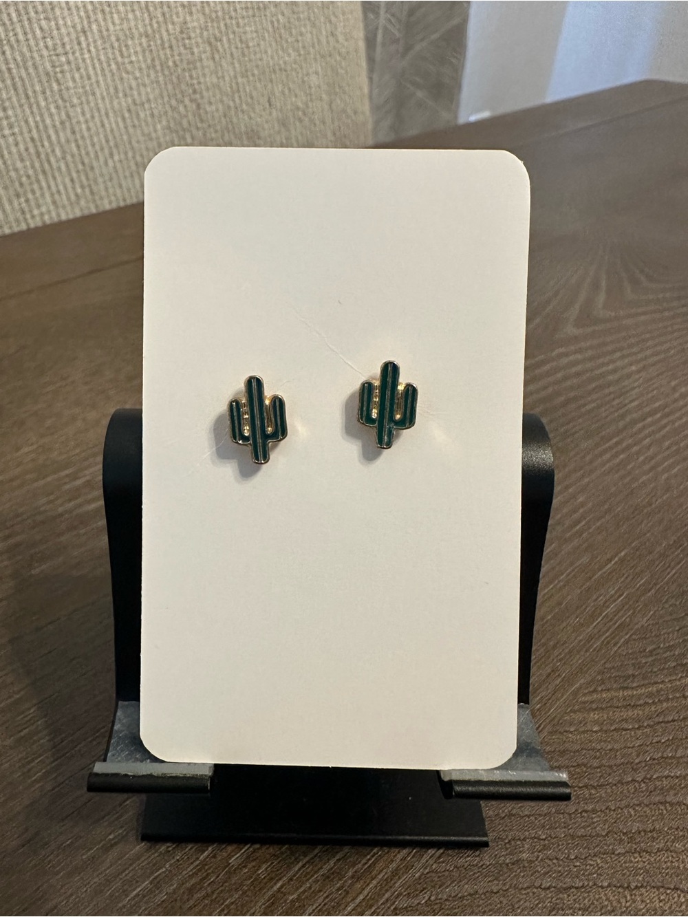Cactus Desert Western Women’s‎ Stud Earrings
